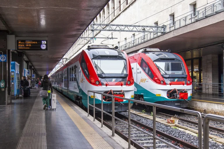The Leonardo Express train in Rome