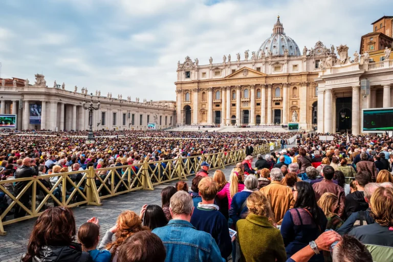 Meet Pope Francis at a Papal audience or during a Mass in Vatican City