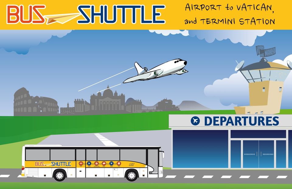 Ciampino Airport bustransfer to the center of Rome