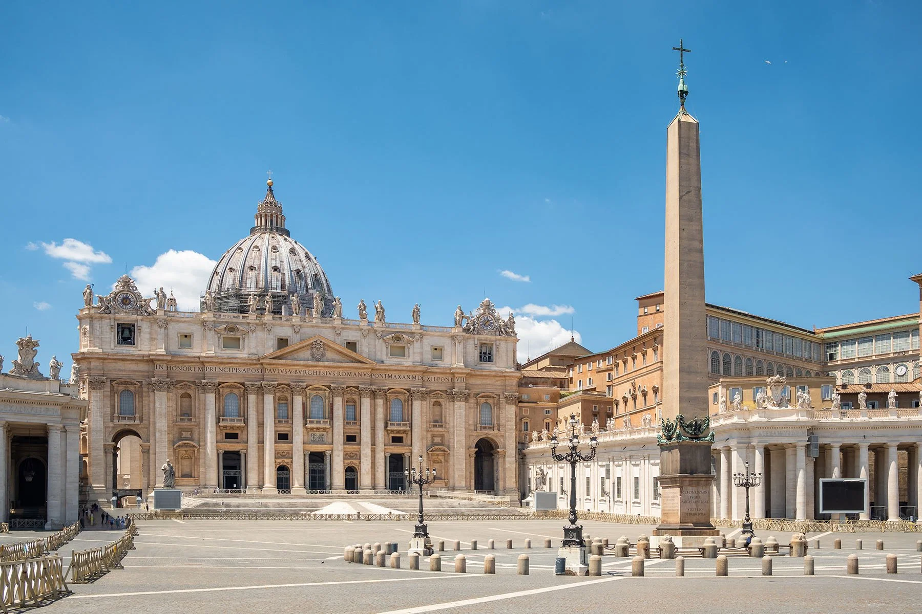 The St. Peters Basilica in Vatican City