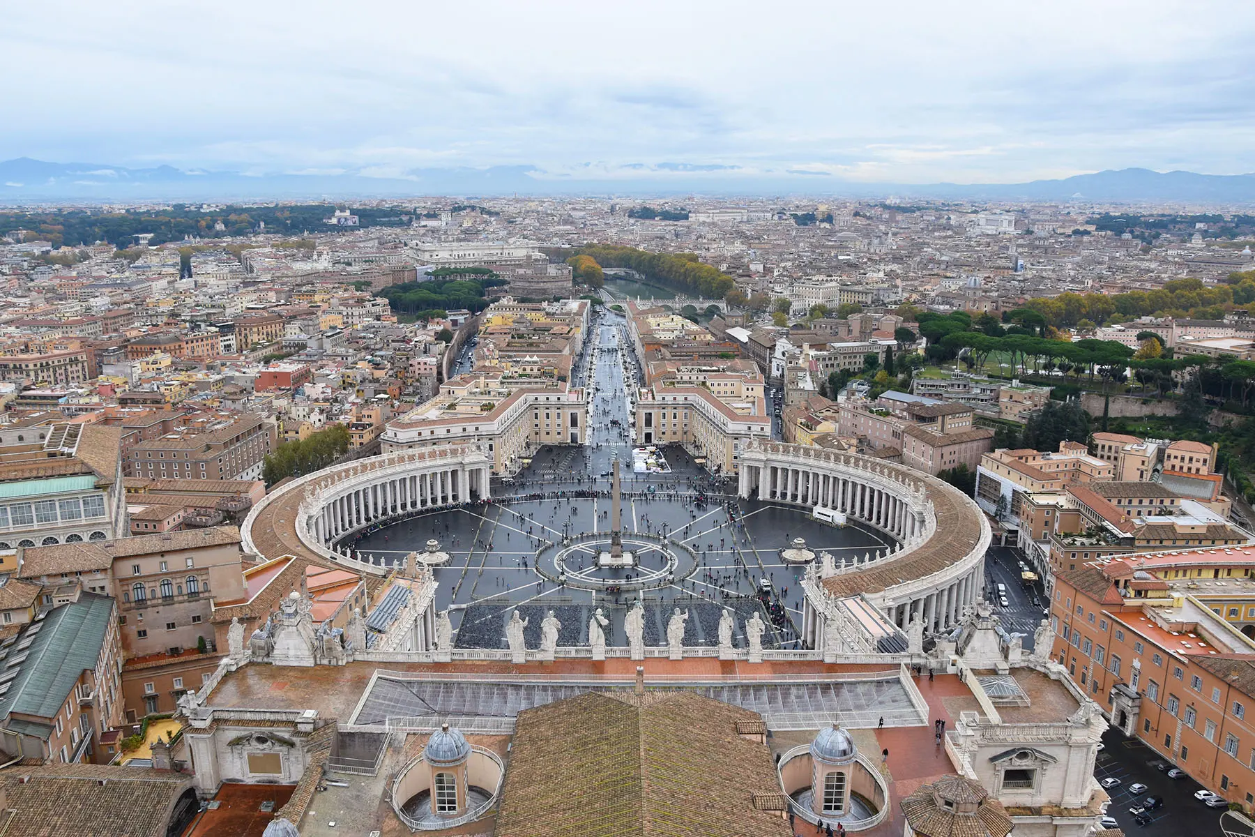 The dome of the St. Peter's Basilica