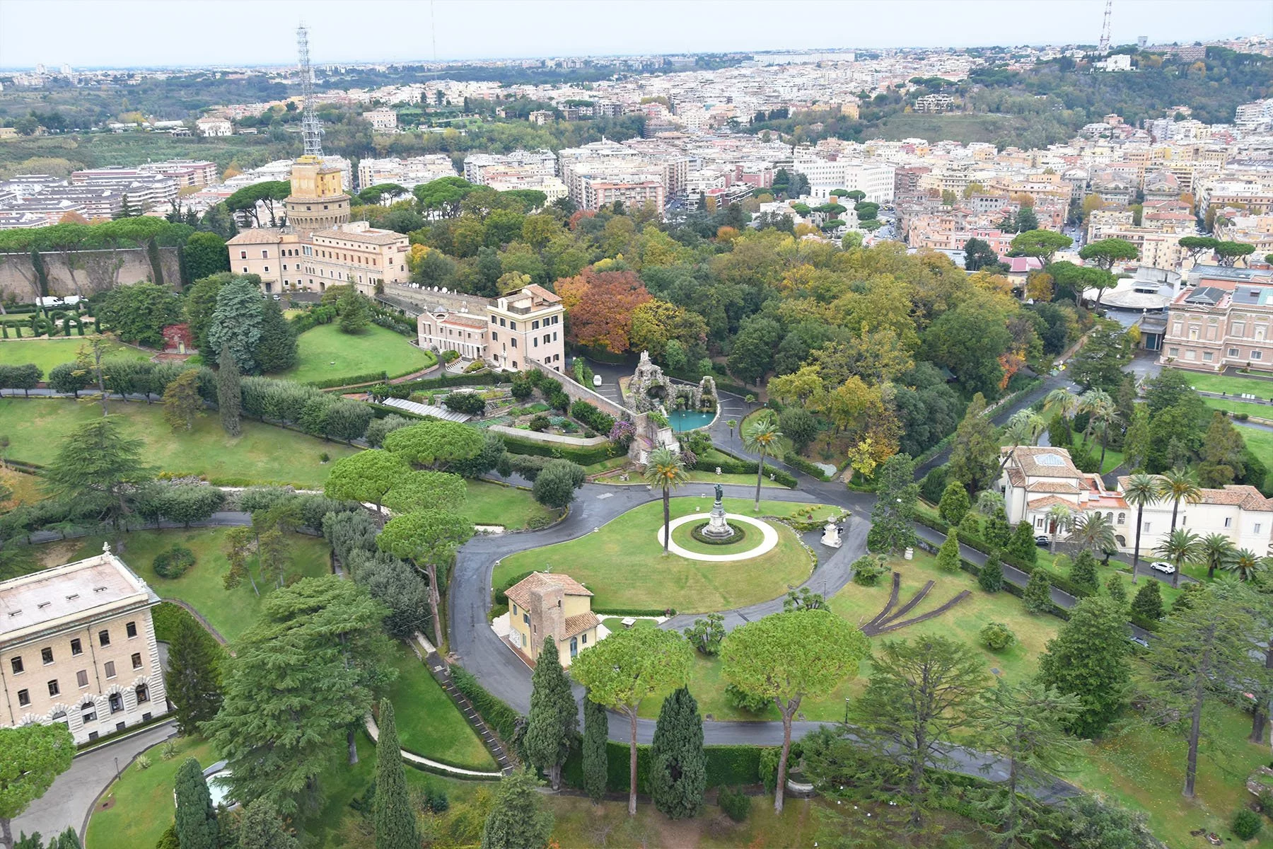 The Vatican Gardens in Rome